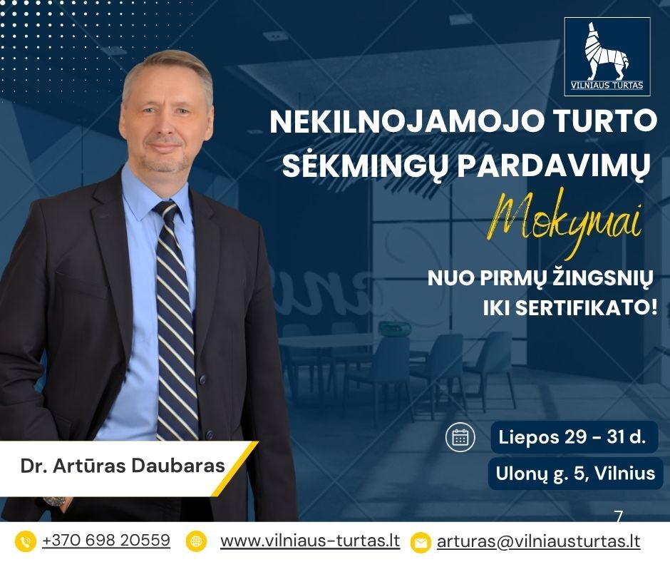 Dr. Artūras Daubaras – NT mokymų lektorius